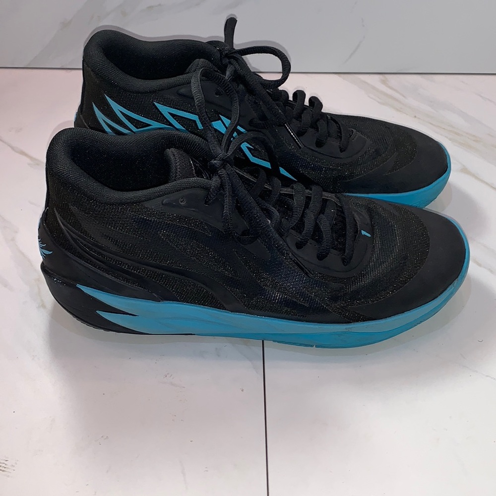 PUMA Mens Mb.02 Phenom Basketball Sneakers Shoes - Black